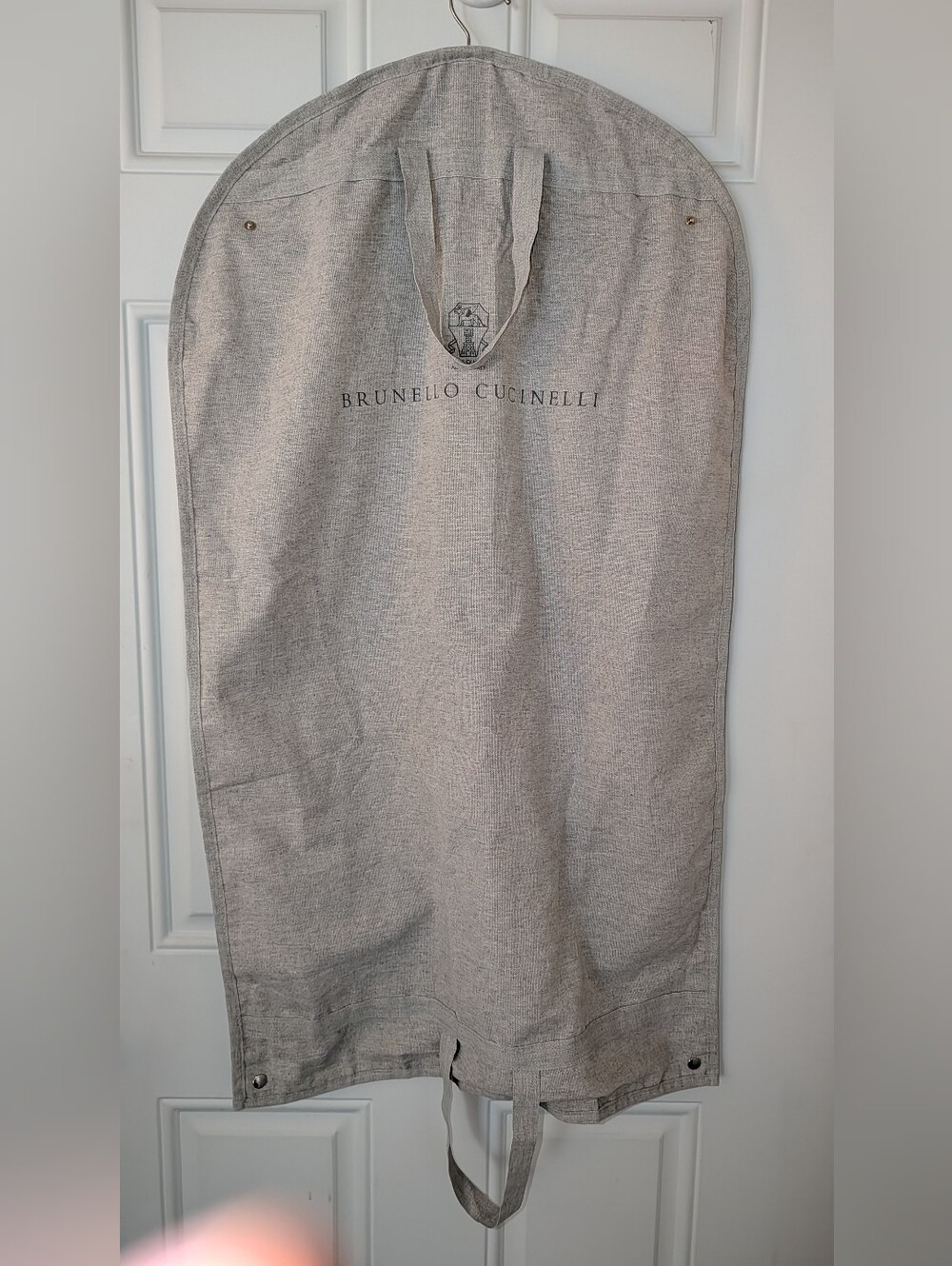 Brunello Cucinelli Garment Bag Light Gray NWOT